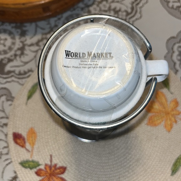 Set of mugs with holder - Picture 2 of 4